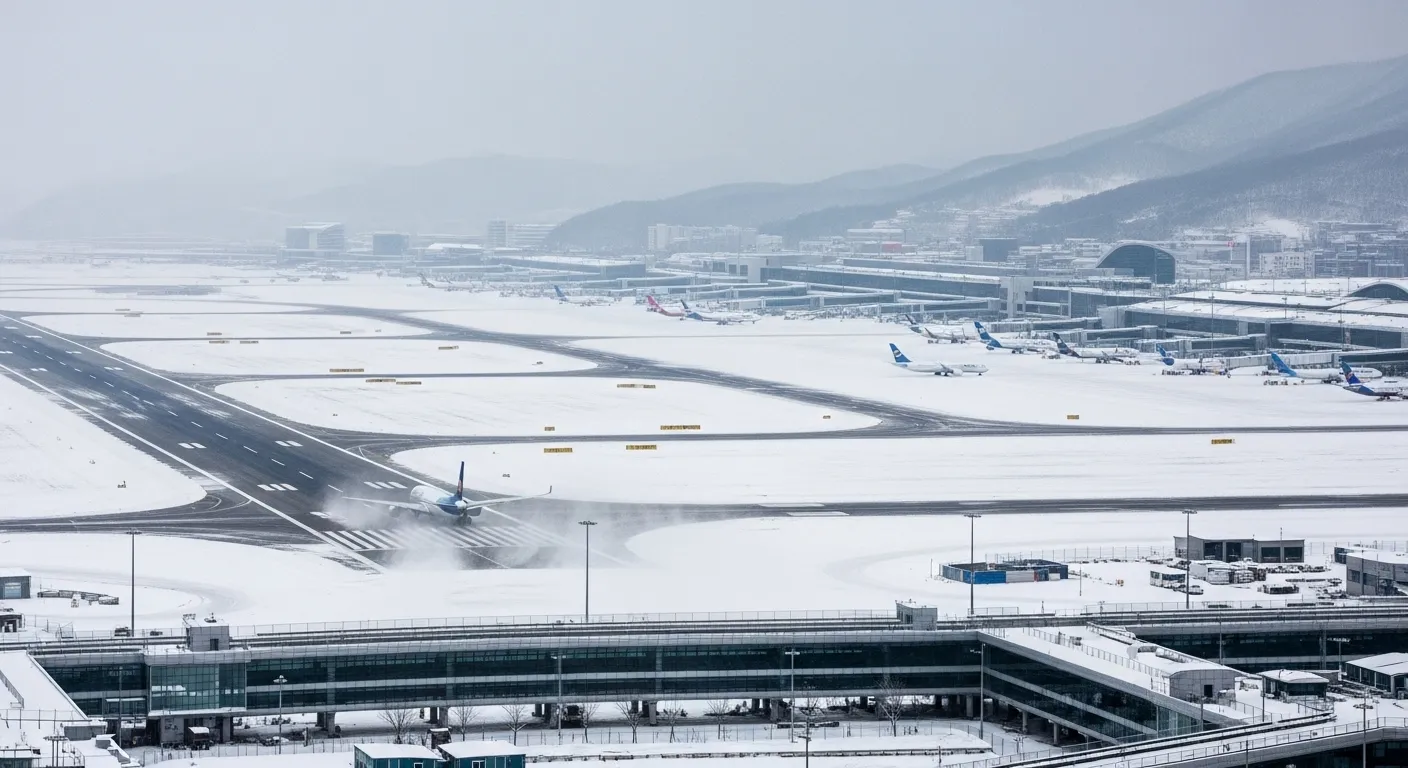 인천공항 폭설