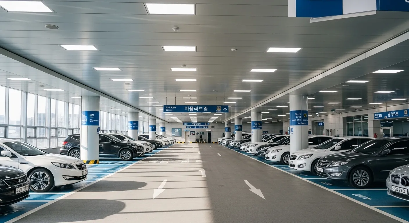 인천공항 주차대행 실내