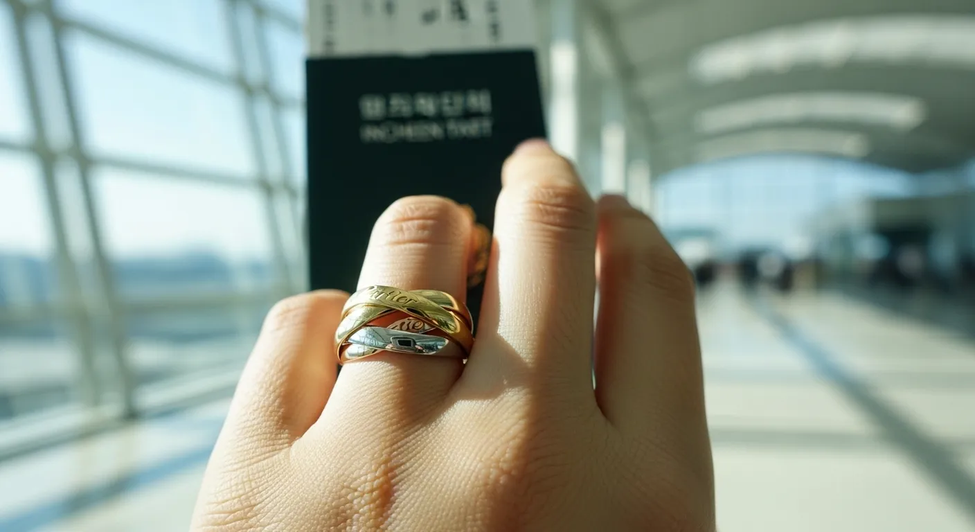 인천공항 까르띠에 반지
