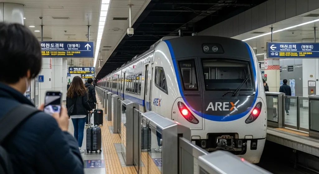 서울역에서 인천공항 열차