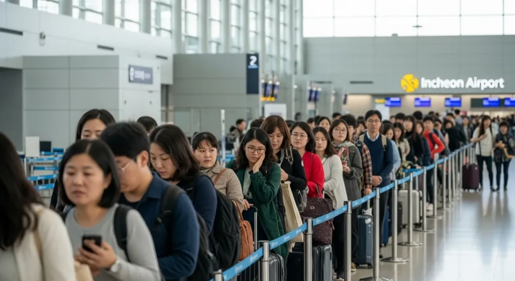 인천공항 대기시간