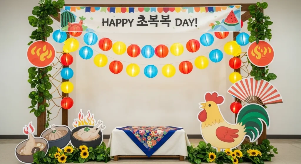 초복데이 포토존