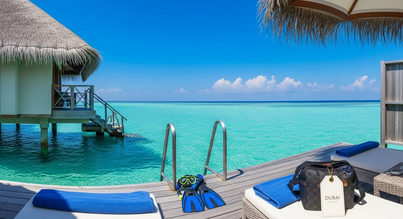 두바이 경유 몰디브