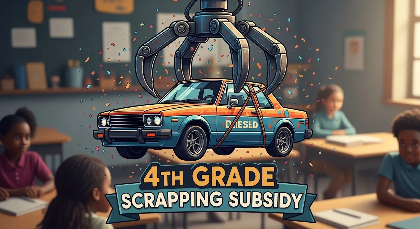 노후 경유차 폐차지원금 4등급