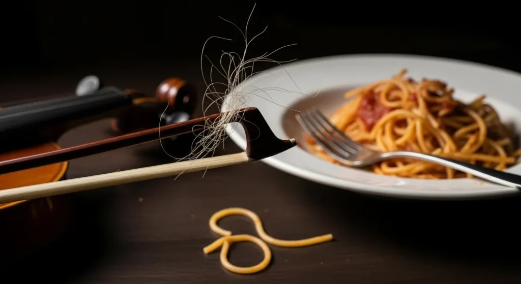 식욕 떨어지는 바이올린 소리