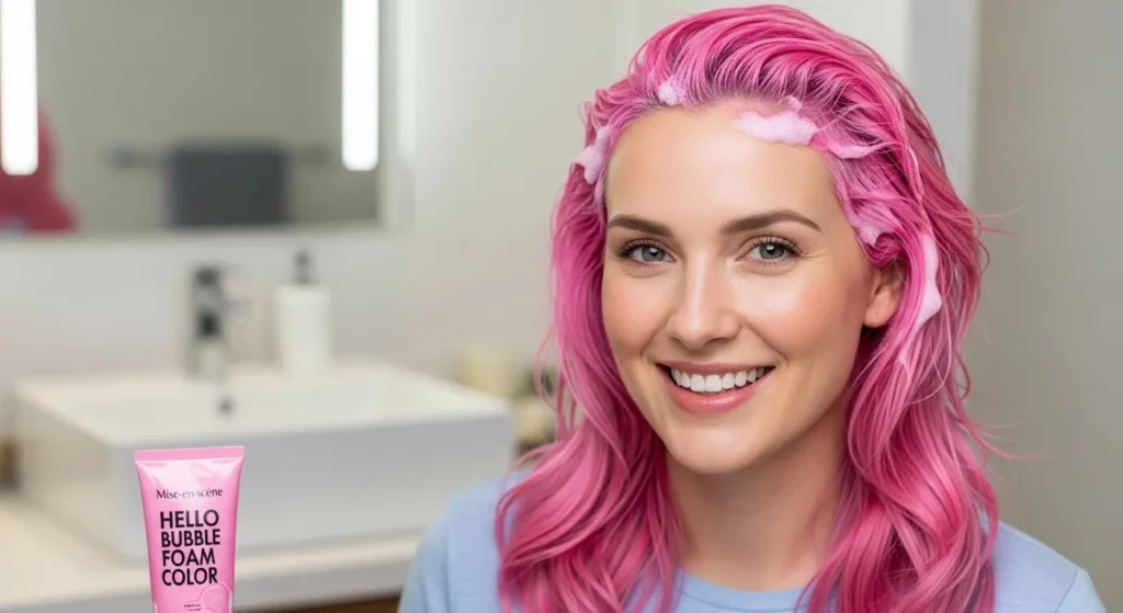 미쟝센 새치거품 염색약