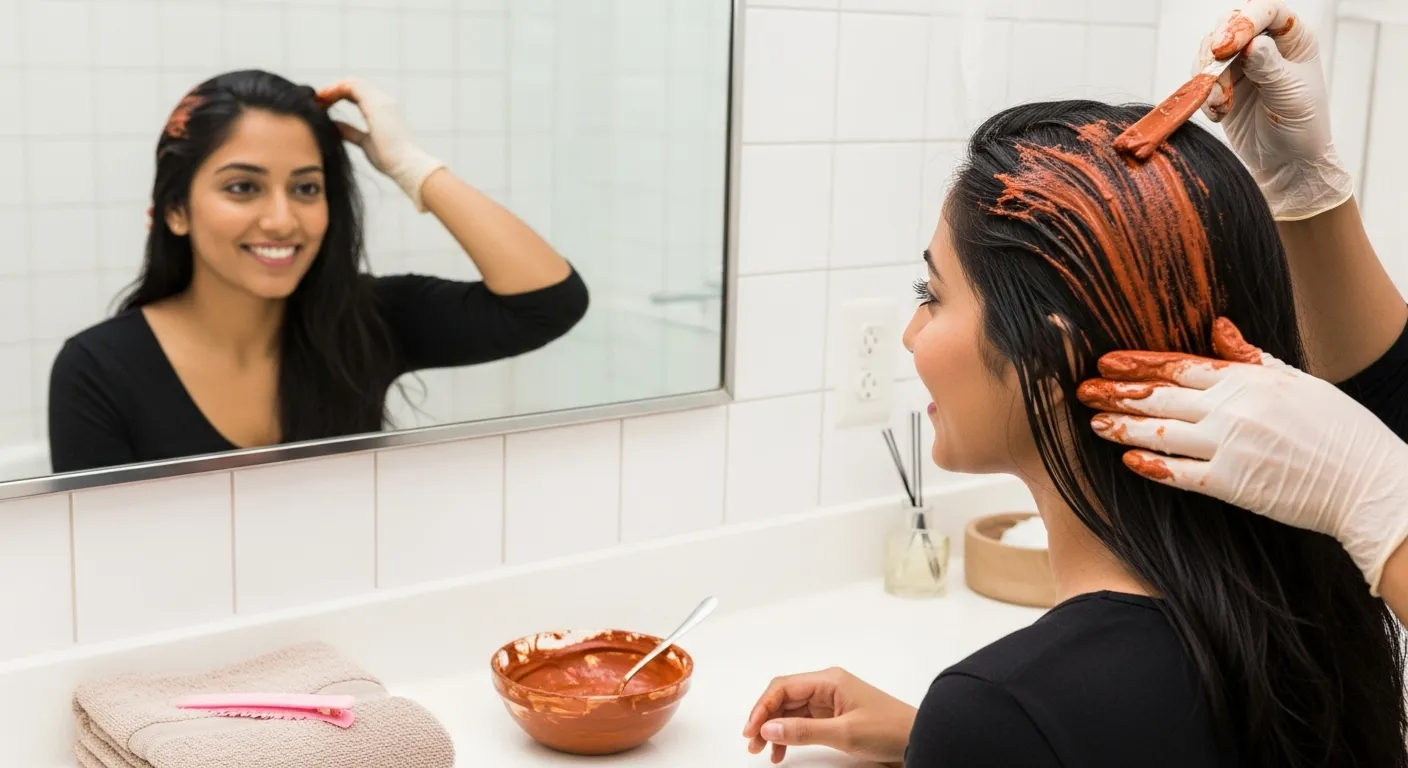 새치 헤나 염색약