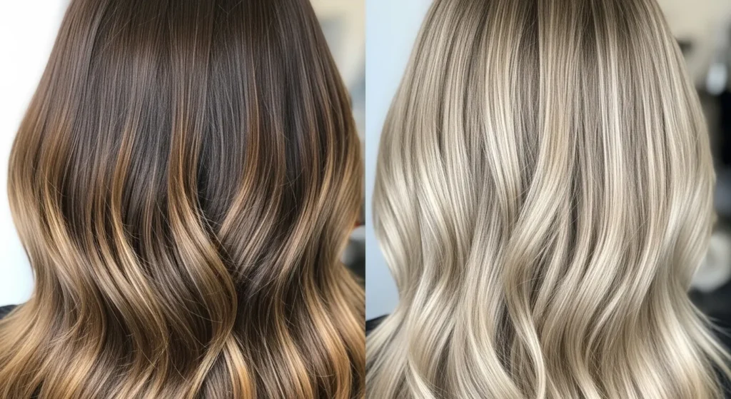 새치 밝은 염색약