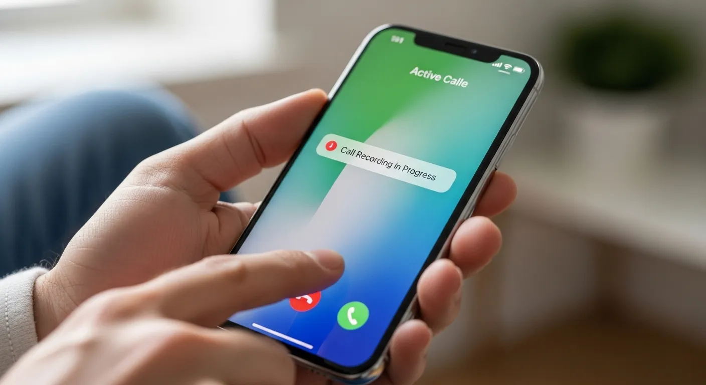 아이폰 통화 녹음 고지 멘트