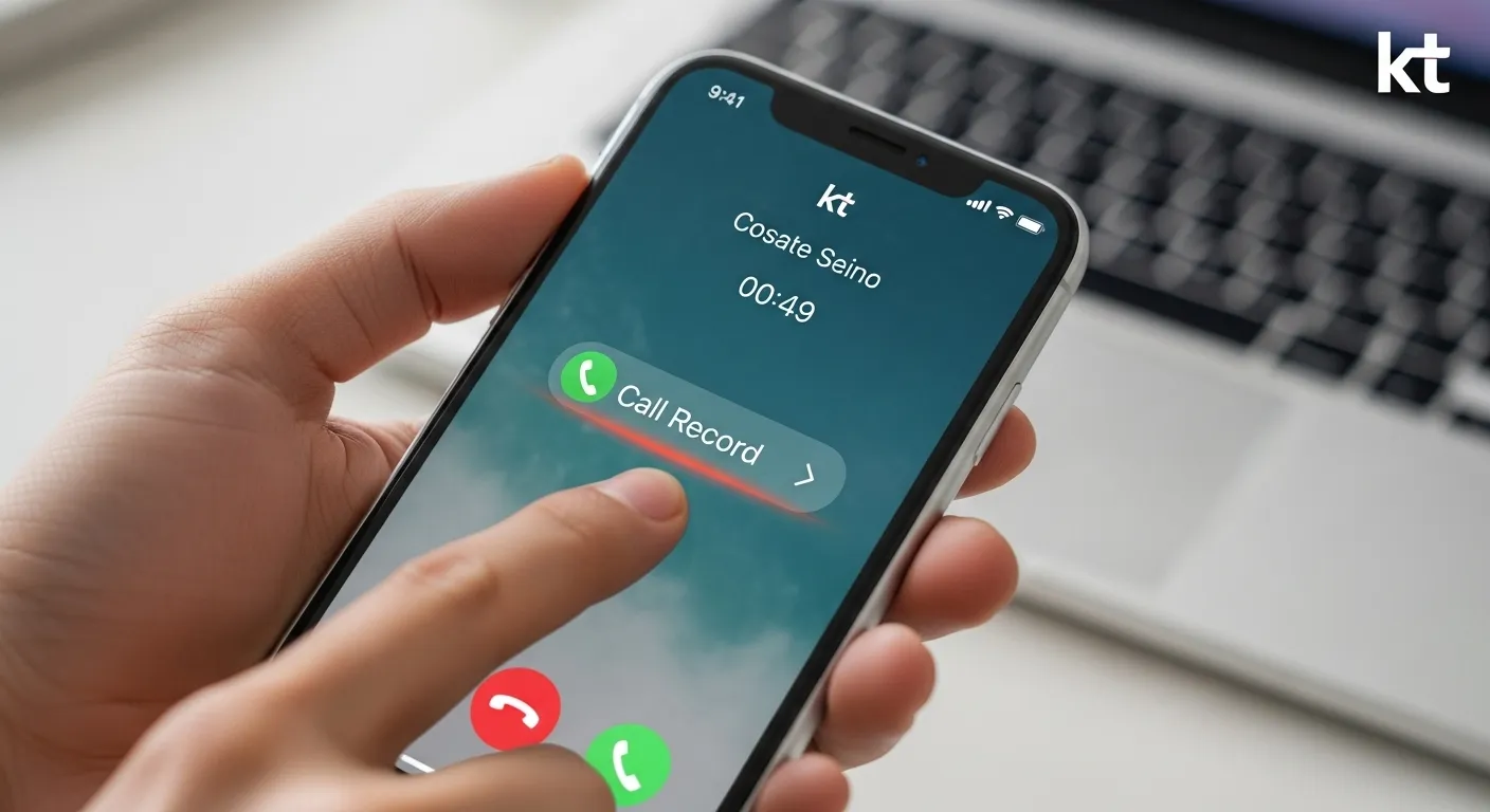 kt 아이폰 통화녹음 기능